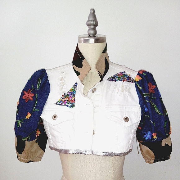 Up Cycle Denim Jacket - Picture 1 of 4